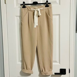 Aritzia Wilfred Allant Pants with Rolled Cuff Hem